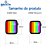 Relógio SmartWatch HW16 Azul 44mm Tela Infinita Com Sensor Cardíaco - Imagem 3