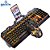 Kit Gamer Teclado E Mouse Preto Com RGB Led Golden Wolf V2 - Imagem 1