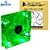 Cooler Fan Bluecase 120mm LED Verde Transparente - BF-01G - Imagem 1