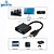 Mini Adaptador Conversor Hdmi Para Vga Com Saída De Áudio Preto - Imagem 2
