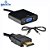 Mini Adaptador Conversor Hdmi Para Vga Com Saída De Áudio Preto - Imagem 1