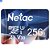 Cartão Micro SD Classe 10 U3 SDXC Netac 256Gb 100Mb/s De Leitura - Imagem 2
