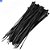 Abraçadeira De Nylon  Para Lacre 4, 8mm X 250 Mm Com 100 Peças Preto TRX Ref : 1143 - Imagem 1