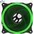 Cooler FAN Bluecase Ring BFR-11G 120mm LED Verde BULK - Imagem 1