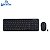Teclado e Mouse Sem Fio Teclas Redondas Preto Usb - Imagem 2