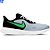 Tenis Nyke Revolution 40 Preto Verde e Branco - Imagem 1