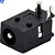 Dc Power Jack Macho Sem Blindagem Através do Orifício Direito Conector 4.4 * 1.65mm - Imagem 2