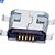 Conector Fêmea para o Telefone Móvel Micro Usb Jack Conector 5 Pinos - Imagem 3