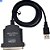 Cabo Usb Para Porta Paralela Db25 Pinos Para Impressora Pc - Imagem 1