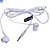 Fone De Ouvido Stereo Lelong Branco Com Borrachinhas Extras - LE-0233 - Imagem 1