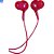 Fone De Ouvido Stereo Lelong Vermelho Com Borrachinhas Extras - LE-0233 - Imagem 2