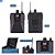 Conjunto De Microfones Sem Fio De Frequência Dupla Uhf Com 1 - Imagem 5
