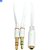 Cabo P2/P3 Para Fone e Microfone - Branco - Imagem 2