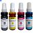 Kit Tinta Refil Epson/HP Preto/Yelow/Magento/Cyan 400ML Kora - Imagem 1