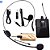 Conjunto De Microfones Sem Fio De Frequência Dupla Uhf Com 1 Transmissor 2 Lapelas - Mipu - Imagem 1