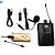 Conjunto De Microfones Sem Fio De Frequência Dupla Uhf Com 1 Transmissor 2 Lapelas - Mipu - Imagem 2