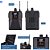 Conjunto De Microfones Sem Fio De Frequência Dupla Uhf Com 1 Transmissor 2 Lapelas - Mipu - Imagem 5