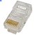 Conector Rj45 Cristal 8p8c Cat5e Exbom Suporta Gigabit Ethernet 30m Banhado de Ouro - Imagem 3