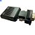 Conversor VGA Macho Para HDMI Fêmea Com Áudio Cabo P2 Macho E Cabo Usb- Preto - Imagem 4