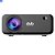 Projetor Dub Home Cinema DUB-P2800 Wifi / Android/ HDMI/ VGA/ USB/ 2800 Lumens - Branco e Preto - Imagem 2