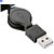 Mouse Retrátil Emborrachado Preto Usb - MO231 - Imagem 3