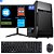 Computador Core i3-2100- HD SSD 128GB Memória 4GB GaB MT-25V2BK Win. 10 Monitor de 17 Polegadas- Teclado e Mous - Imagem 1