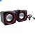 Mini Caixa de Som Para Notebook, PC, Knup KP-600, USB 2.0, Pequena, 3W-RMS - Imagem 3