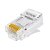 Plug Conector Modular RJ 45 CAT-5e Wurth Pacote com 100 (  Kit) - Imagem 4