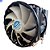 Cooler Fan Para Processador Fan Duplo 120mm  Alta Eficiência Com Led 1500 RPM Knup- Kp-Vr305 - Imagem 2
