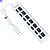 Hub Usb 2.0 Com 7 Portas Com Led e Interruptor Individual Suporta Dispositivos de Até 500gb XT2067 Xtrad- Branco - Imagem 3