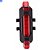 Lanterna Sinalizadora Traseira Para Bicicleta  Led Vermelho Recarregável USB- BS-216 - Imagem 1