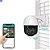 Câmera IP Mini Speed Dome Anbiux  WiFi Externa 2MP S/Cartão Alerta De Duas Vozes Detecção Humana - Imagem 4