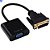 Cabo Adaptador VGA Para DVI HD 24+ 1 Para Monitor, Tv, Projetor 20cm - Imagem 1
