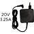 Fonte Notebook Lenovo, 20V, 3.25A, 65w, Pino Plug Preto 4mm x 1.7mm, Modelo LE-12, Para Notebook Ideaped e Yoga - Imagem 1