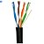 Metro de Cabo de Rede Cat 5 D Connect Preto - Imagem 2