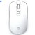 Mouse Sem Fio HP S4000 Branco - Sensor Óptico Silencioso Ambidestro Resoluções até 1600 DPI - 4NE23PA - Imagem 3