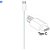 Carregador Turbo Tipo C Leon 4.8A Com Duas Portas USB Branco - Leon-8001 - Imagem 4