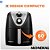 Fritadeira Elétrica sem Óleo/Air Fryer Mondial - Grand Family Inox AFN-50-BI Preto 5L com Timer - Imagem 3