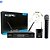 Kit Microfone Sem Fio Ksr Kt02hm + Receptor UHF com 2 Antenas + 1 Headset Kt3a + Transmissor + Microfone de Mão - Imagem 1