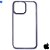 Capa Transparente Para iPhone 11 Com Frame de Metal Anti Impacto Ótimo Acabamento - Roxa - Imagem 2