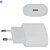 Fonte Carregadora USB-C 20W Compatível Apple, iPhone, iPad, Apple Watch e AirPods – Branco - Imagem 3
