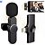 Microfone Condensador De Lapela Wireless AU- 85 / Sem Fio Para iPhone Tipo Lightning - Imagem 1