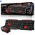 Kit Teclado e Mouse USB GAMING GK-20BK C3Tech - Imagem 1