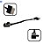 Plug Conector DC Jack Compatível Dell Inspiron Serie 15 3567 i3567 i3567-5664BLK-PUS p63f p63f002 Com Cabo 10CM - Imagem 1