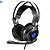 Headset Fone Com Microfone Gamer 1 P2+USB H200 LED Preto HP Drivers 50mm - Imagem 1