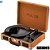 Vitrola Pulse Retro Berry Suitcase Turntable - SP364 Bluetooth - Imagem 3