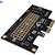 Placa Pcie Express 3.0  x4 x8 x16 Adaptador Para SSD M.2 NVME - JEYI - Imagem 7