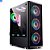 Gabinete Gamer Bg-025 Preto Bluecase  Sem Fonte / Usb 3.0 Com 6 Cooler Fan e Controlador RGB - Imagem 1