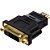Adaptador Conector Dvi 24+1 Fêmea Para Hdmi Macho Banhado a Ouro - Imagem 1