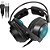 Headset Gamer RGB Vickers Preto FORTREK - Imagem 1